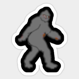 Blurry Bigfoot Sticker